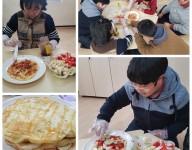 주간보호 핫케이크 만들기