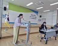 [통합돌봄서비스 홍보 – 북이면 이장단 회의 참석]